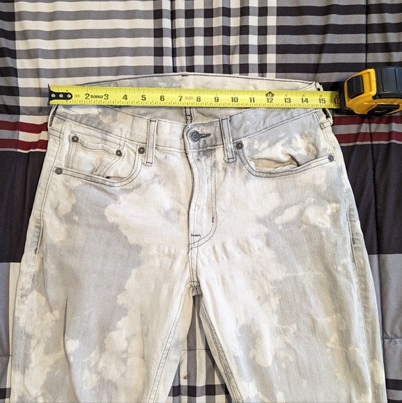 Grey Acid Wash Old Navy Skinny Jeans - Picture 2 of 5